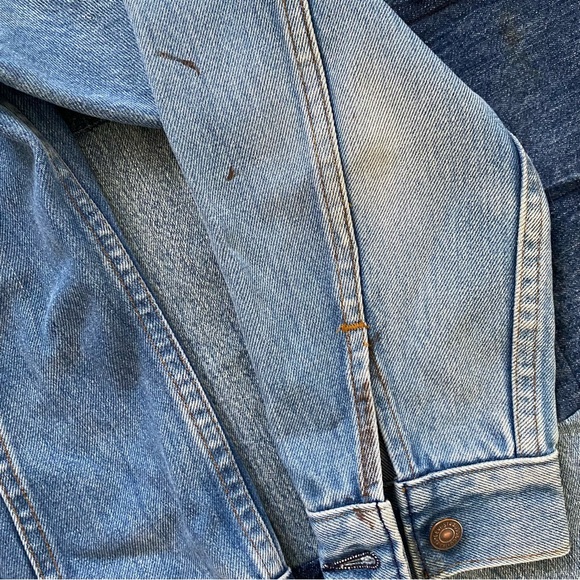 vintage denim levi’s jacket size S - Picture 8 of 9